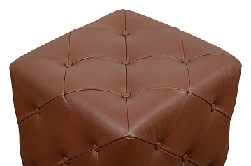 заказать Дизайнерский пуф Amrit Light Brown Leather в Краснодаре