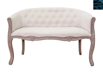купить Двухместный диван Kandy Double Beige цвет синий в Краснодаре