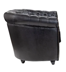 Кожаное кресло Karo Black V2 в Краснодаре