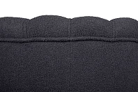 Низкое кресло ракушка Pearl Black Boucle в Краснодаре