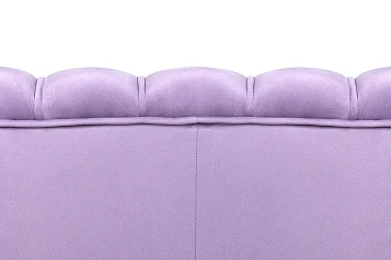 купить Диван ракушка для гостиниц Pearl Triple Purple на черных ножках в Краснодаре
