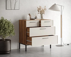 Комод с четырьмя ящиками "Nicole" NR22 в интернет-магазине в Краснодаре
