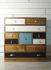 стильный Комод для белья «Aquarelle Birch» 10 ящиков арт RE-19ETG/4 на заказ в Краснодаре
