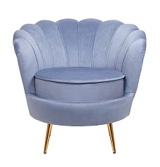 Низкое кресло ракушка Pearl Sky в Краснодаре