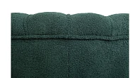 Низкое кресло ракушка Pearl зеленый Boucle на черных ножках в интернет-магазине в Краснодаре