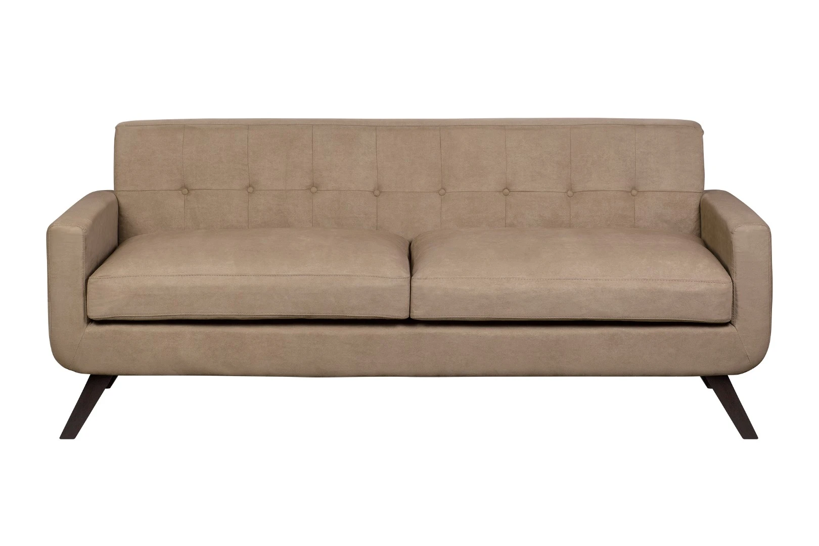 Диван скандинавский на ножках Uter коричневый в интерьере в Краснодаре
