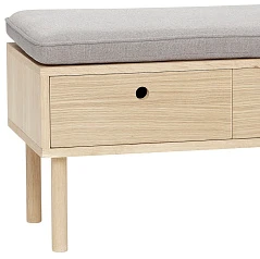 заказать БАНКЕТКА С ПОДУШКОЙ HUBSCH в Краснодаре