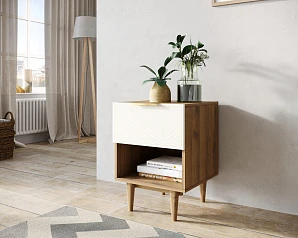 стильный Тумбочка с верхним ящиком "Line" LN10/GR1/beige на заказ в Краснодаре
