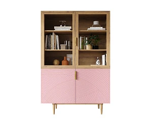 Буфет с двумя дверками "Line" LN11/GR1/pink на заказ в интернет-магазине в Краснодаре