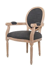 фото Мягкий стул с подлокотниками Diella Black в Краснодаре