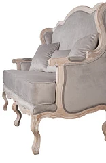 заказать Двухместный дизайнерский диван Brody Double grey в Краснодаре