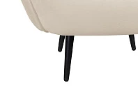 купить Мягкое кресло Benee Beige на черных ножках в Краснодаре