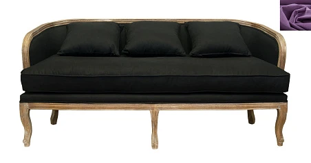 стильный Диван ретро Nora фиолетовый на заказ в Краснодаре