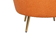 Низкое кресло Pearl Orange Boucle в интернет-магазине в Краснодаре