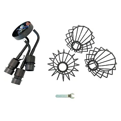 заказать 31531 Люстра TARBES, 3x60W(E27), сталь, черный в интернет-магазине в Краснодаре