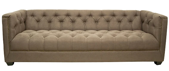 Прямой трехместный диван Orchest цвет коричневый в Краснодаре