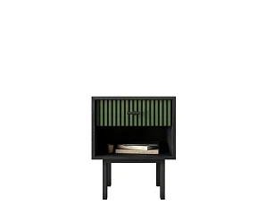 фото Тумбочка с верхним ящиком "Emerson" арт EM11/green/L в интерьере в Краснодаре