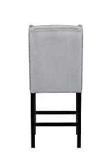 купить Дизайнерский полубарный стул Skipton Average Grey Velvet в Краснодаре