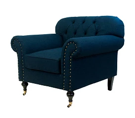 купить стильное Классическое кресло Kavita Dark Blue в интернет-магазине в Краснодаре