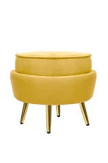 стильные Пуф Pearl Adorn Yellow в Краснодаре