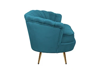 купить Диван ракушка для гостиниц Pearl Triple Marine Velvet в Краснодаре