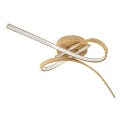 901103 Светодиодный потолочный светильник SELVINA 2, 20,5W(LED), сталь, алюминий, светло-коричн, пластик, белый, 3000K, 2900lm в интерьере в Краснодаре