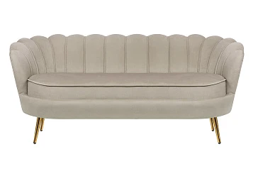 Диван ракушка для гостиниц Pearl Triple Taupe в интерьере в Краснодаре