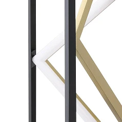 купить красивые 390419 Светод торшер с рег-кой цветовой темп-ры PENELA, 23W(LED) ,2700-6500K, 2300lm, алюминий, сталь, черный, золотой в интернет-магазине в Краснодаре