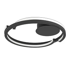 заказать 901821 Светодиодный настенно-потолочный светильник с регулировкой цветовой температуры MEZZOMONTE, 1X20W 1X20W(LED LED), 2700-6500K, 2220 2220lm, алюм в Краснодаре