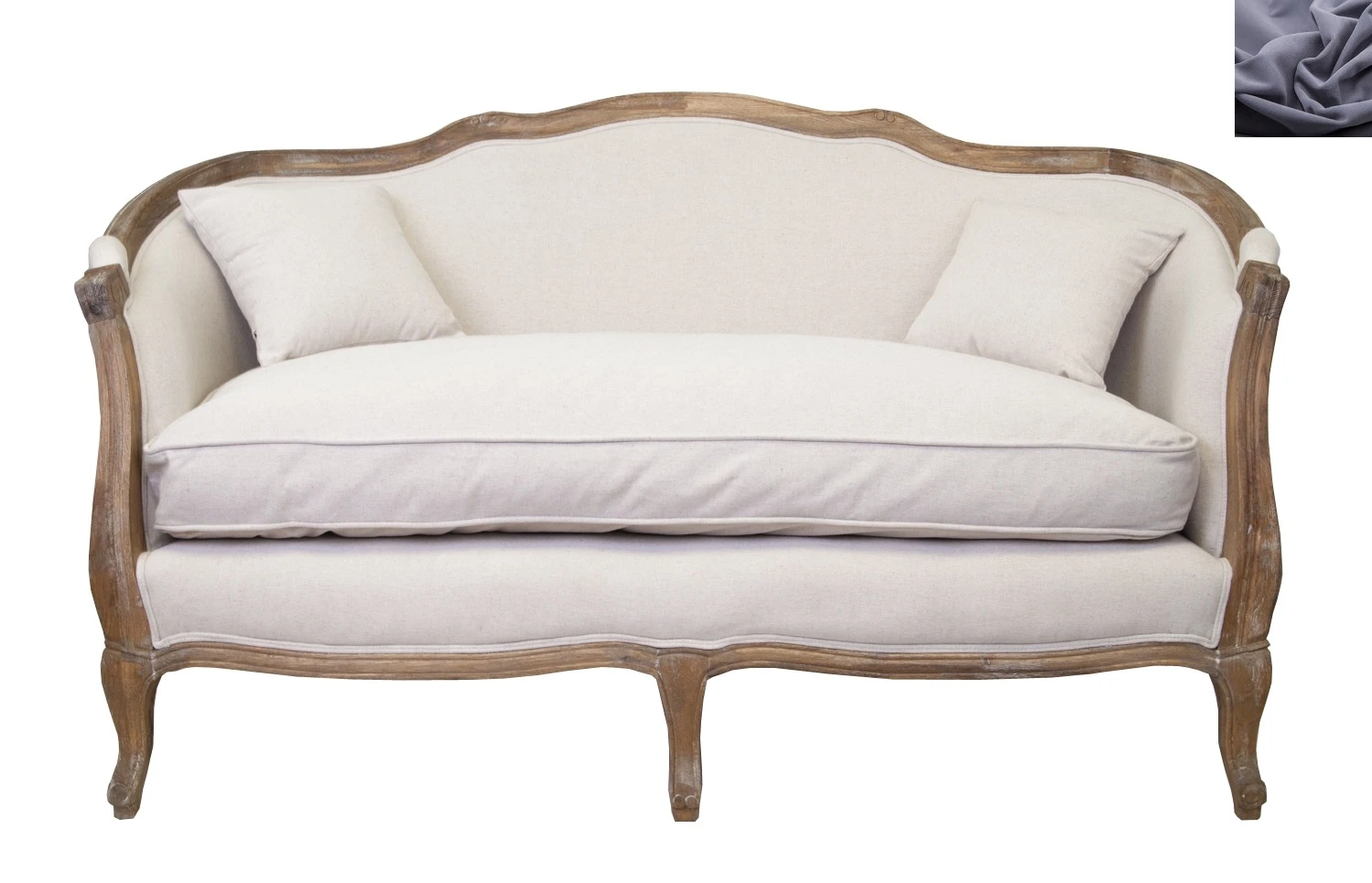 стильный Диван ампир Darcy 2 цвет серый на заказ в Краснодаре