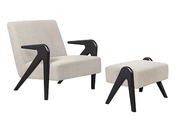 купить красивое Кресло с пуфом Arrow BL V5 в Краснодаре