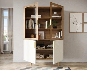 заказать Буфет с двумя дверками "Line" LN11/GR1/beige в Краснодаре