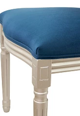 Стул Volker Blue Silver в интерьере в Краснодаре