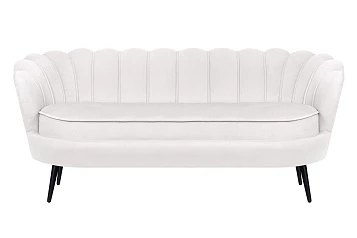 заказать Диван ракушка Pearl Triple Beige на черных ножках в Краснодаре