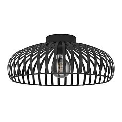 заказать 900721 Потолочный светильник MOGANO 3, 1X40W (E27), H180, ?430, сталь, черный в Краснодаре