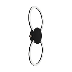 купить 902124 Светодиодный светильник настенно-потолочный VENTICELLO 1, 20W 0,91W(LED LED), 3000K, 2400 135lm, алюминий, черный, белый в интернет-магазине в Краснодаре