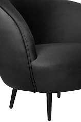 Мягкое кресло для гостиниц Small Benee Black V2 в интернет-магазине в Краснодаре