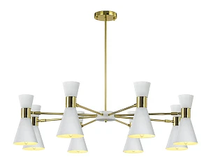 фото Люстра Elisium 8 White в интерьере в Краснодаре