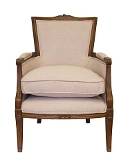 Мягкое полукресло с подлокотниками Tous Beige на заказ в Краснодаре