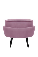 купить стильные Пуф Pearl Adorn Pink на черных ножках в Краснодаре