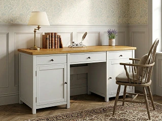 красивый Большой рабочий стол "Жуль Верн (Jules Verne)" в сером цвете арт JV02ETGG в интернет-магазине в Краснодаре