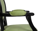 фото Мягкий стул с подлокотниками Delo Kora Arm Green в интерьере в Краснодаре