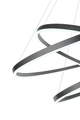 Люстра Orblaze 3 rings 600 black в Краснодаре