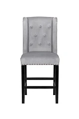 купить Дизайнерский полубарный стул Skipton Average Grey Velvet в Краснодаре