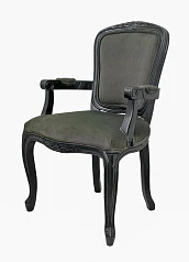 Мягкий стул с подлокотниками Gran Arm Grey в Краснодаре