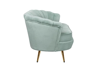 Диван ракушка Pearl Triple Green в интерьере в Краснодаре