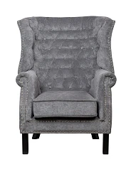 стильное Классическое кресло каминное Teas Grey в Краснодаре