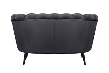 заказать Дизайнерский диван Pearl Double Black на черных ножках в Краснодаре