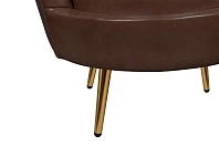 Низкое кресло ракушка Pearl Brown V2 в Краснодаре