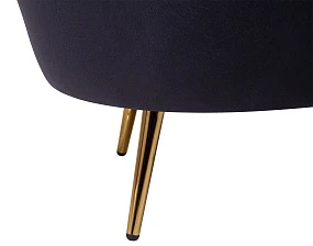 красивое Низкое кресло ракушка Pearl Black на заказ в Краснодаре